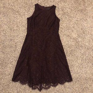 NWOT- Ann Taylor Burgundy lace dress